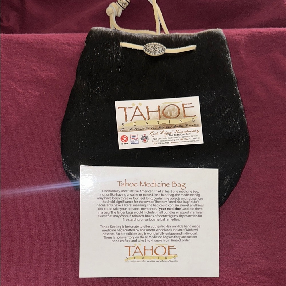 Tahoe Black Medicine Bag